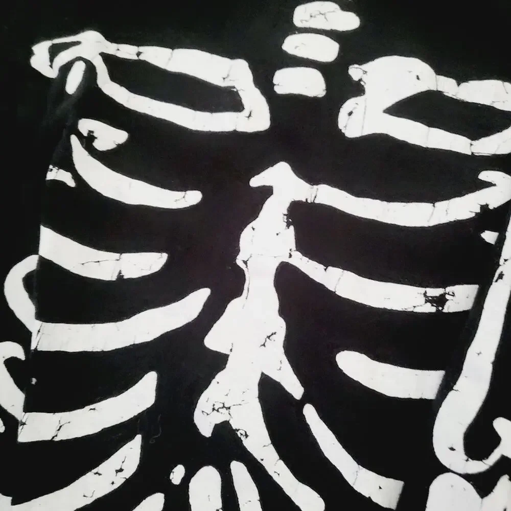 10 skeleton cotton pajamas set